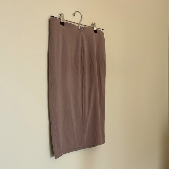 Aritzia Wilfred Lis Taupe Pencil Skirt - Picture 2 of 9
